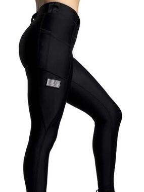 WE THE PEOPLE Defender Tactical Leggings Black Size Medium